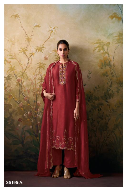 Ganga rishita 5195 wholesale dress material in vadodara